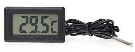 AEK-Tech Mini Dijital Prob Termometre (siyah)