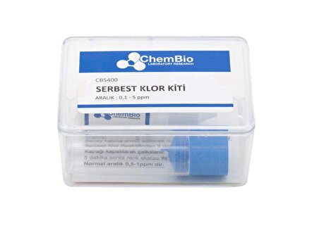 ChemBio Serbest Klor Test Ölçüm Kiti