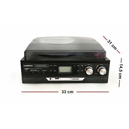 Looptone TR-17WEC Pikap Radyo Kasetçalar USB Kayıt