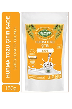 Hurma Aşkı Hurma Tozu Çıtır Sade 150 gr