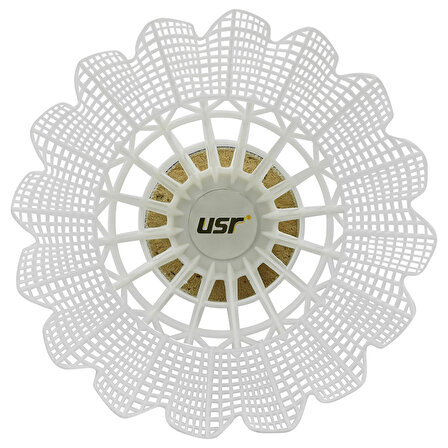 USR Flow 100 Plastik Badminton Topu Beyaz