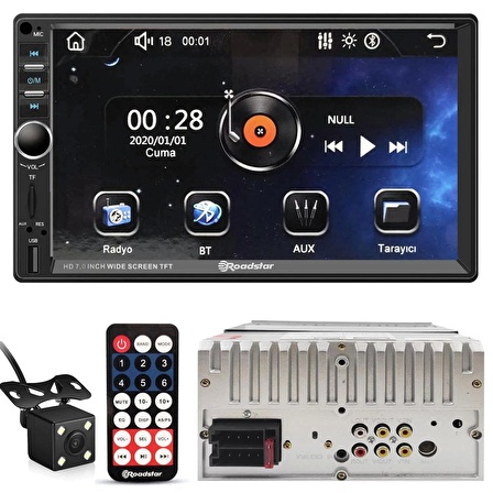 DOUBLE TEYP 7 4X50W MİRRORLİNK BT/USB/SD/FM/AUX KAMERALI ROADSTAR RD-7100