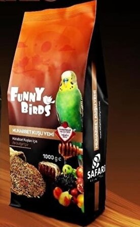 Funny Birds Ballı - Meyveli Muhabbet Kuşu Yemi 