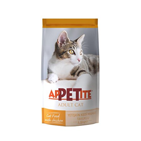 Appetite Adult Tavuklu Yetişkin Kedi Maması 1.5 KG