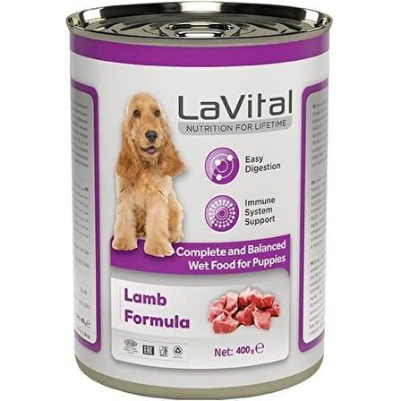 LaVital Mini Kuzu Etli Mini Irk Yetişkin Yaş Köpek Maması 400 gr