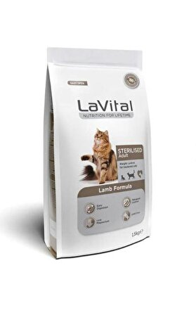 Lavital Sterilised Kuzulu Kısırlaştırılmış Kuru Kedi Mamasi 1.5 Kg