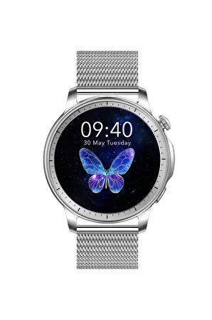 Spovan Papillon Crown Amoled Sesli Görüşme Tansiyon Kadın Akıllı Saat