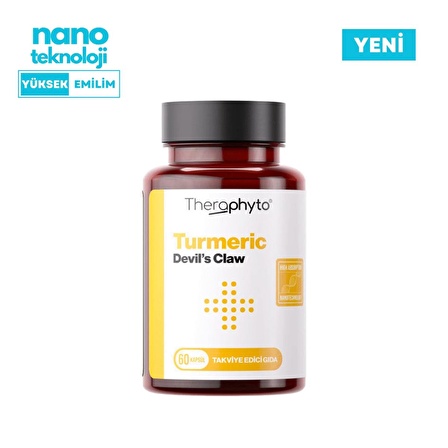 Theraphyto Şeytan Pençesi & Zerdeçal Ekstraktı 60 Kapsül (Turmeric)