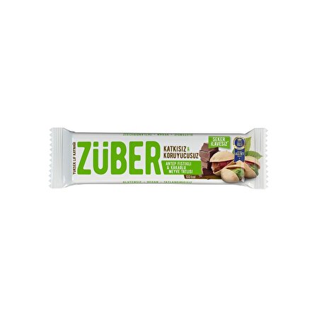 Züber Antep Fıstıklı ve Kakaolu Meyve Tatlısı - 12 Adet x 40Gr