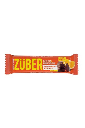 Züber Kakaolu ve Portakallı Meyve Tatlısı - 12 Adet x 40Gr