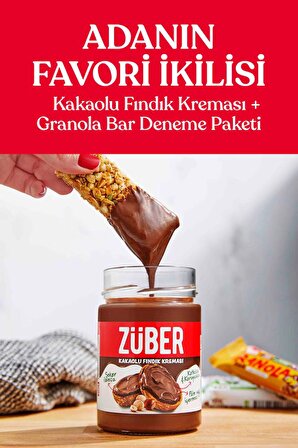 Fındık Kreması Kakaolu + Granola Bar Deneme Paketi