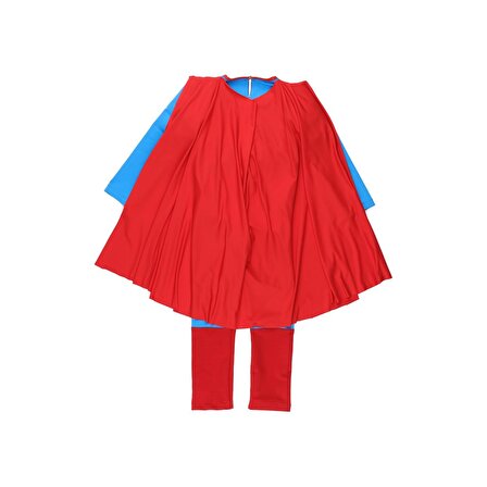 Panço Erkek Çocuk Superman Kostümü Mavi