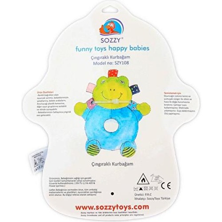 Sozzy Toys Çıngıraklı Kurbağam SZY108