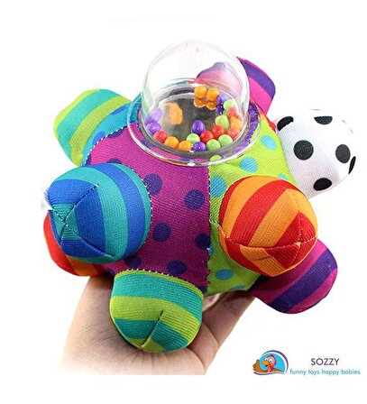 Sozzy Toys Çıngıraklı Renkli Topum SZY205