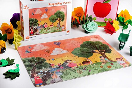 PangeaPlay Bir İlkbahar Sabahı 3+ Yaş Büyük Boy Puzzle 48 Parça