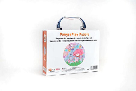 PangeaPlay Rengarenk Pony Evreni 3+ Yaş Büyük Boy Puzzle 28 Parça