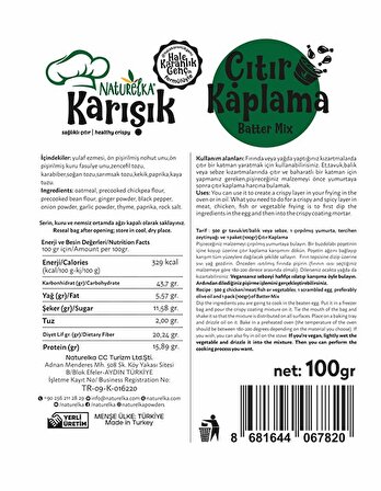 Naturelka Çıtır Kaplama 100 gr