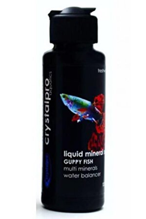 CrystalPro Guppy Minerals Lepistesler İçin Mineral Su Düzenleyici 125 ml