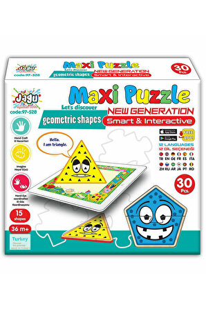 Maxi Puzzle Geometrik Şekiller Jagu