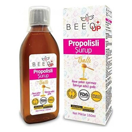 Bee'O Up Propolisli Ballı Şurup 160 ml
