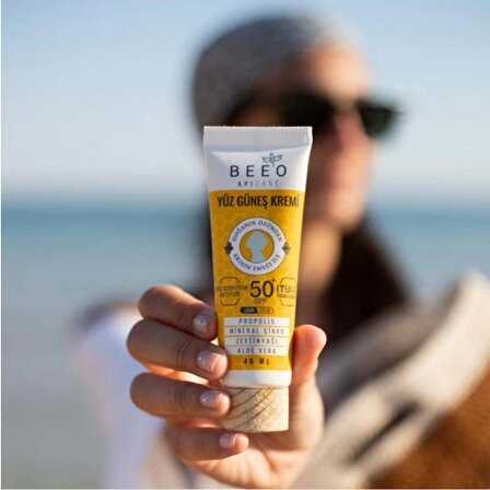 Bee'O 30+ Faktör Nemlendirici Tüm Cilt Tipleri İçin Renksiz Yüz Güneş Koruyucu Krem 40 ml