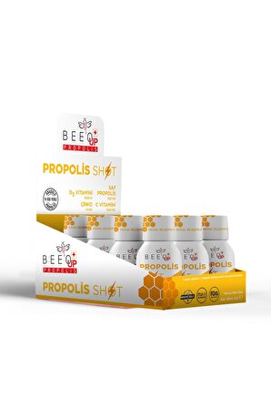 Bee'O Up Propolis Çinko D3+C Vitamini Shot-12 Adet