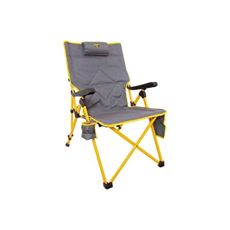 Funky Chairs Comfort 3 Kademeli Katlanabilir Kamp Sandalyesi - Sarı