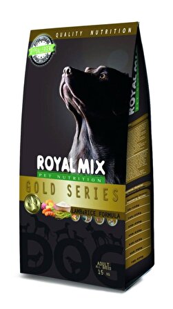 Royal Mix Gold Seri Kuzulu Yetişkin Köpek Maması 15 Kg