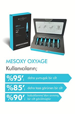Mesoxy Oxyage Yaşlanma Karşıtı Kolajen 30 Yaş + Gece-Gündüz Yüz ve Boyun Ampul 6x2 ml 