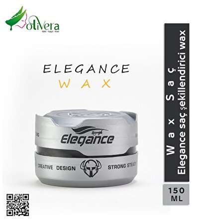 Elegance Saç Şekillendirici Wax - Gümüş - EW13 Gümüş 150ML