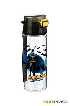 Sağlıklı Polikarbon Batman Matara 500 ML, Smart Kilitli Pipetli Matara, Okula Hazırlık Suluk