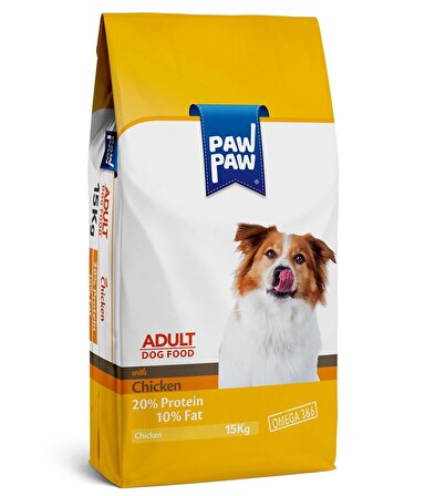 Paw Paw Tavuklu Yetişkin Köpek Maması 15 kg PawPaw