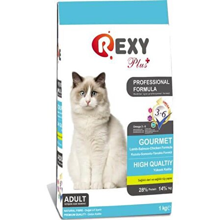 Rexy Plus Gurme Kedi Maması 1 Kg