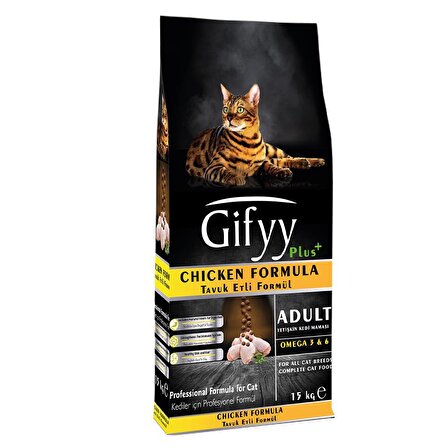 Gifyy Tavuklu Kedi Maması 15 Kg
