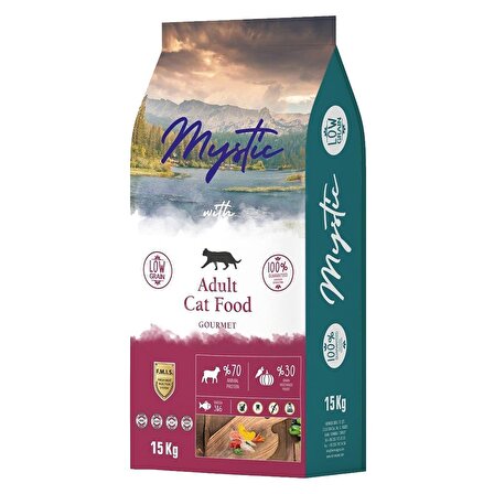 Mystic Az Tahıllı Yetişkin Kedi Maması Gourme 15 Kg