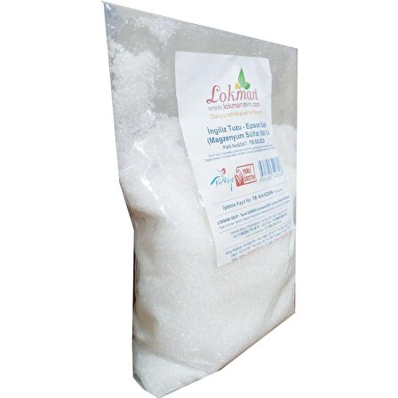 Yenilebilir İngiliz Tuzu Epsom Salt Magzenyum Sülfat 500 Gr