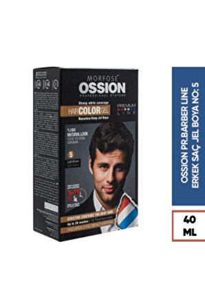 Morfose Ossion Premium Erkek  Jel Boya Açık Kahve 5