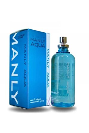 Manly Aqua EDC Çiçeksi Erkek Parfüm 125 ml  