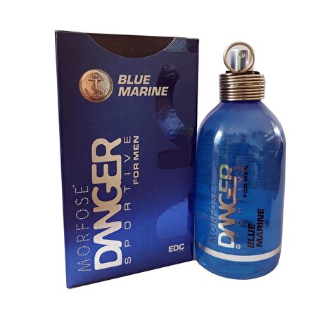 Morfose Danger Sportive Blue Marine EDC Çiçeksi Erkek Parfüm 100 ml  