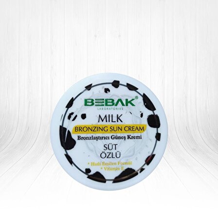 Bebak Milk Süt Özlü Bronzlaştırıcı Güneş Kremi 100 ml
