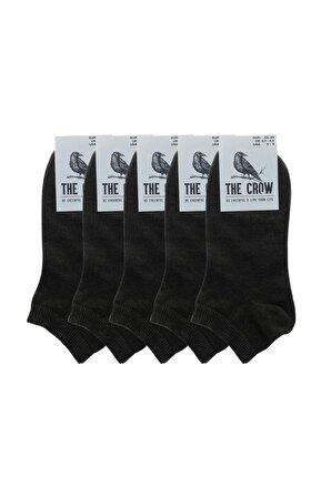 The Crow Tirinity Ankle 5'li Siyah Unisex Çorap