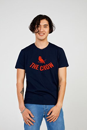The Crow THE CROW LOGO TEE LACİVERT Erkek Tshirt