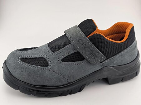 Civtec Süet Deri Çelik Burunlu İş Ayakkabısı 40 Numara