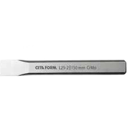 Ceta Form L25-200-2 Düz Keski 200 mm Uzunluk,  24mm ağız
