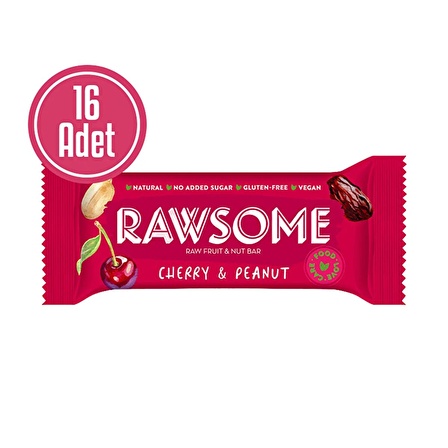 Rawsome Meyve Bar 40 Gr 16 Adet - KARIŞIK KURUYEMİŞ