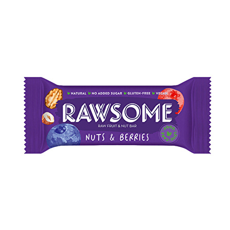 Rawsome Meyve Bar 40 Gr 1 Adet - VİŞNE YER FISTIĞI