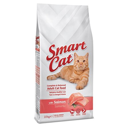 Smart Cat Somonlu Yetişkin Kedi Maması 10 kg