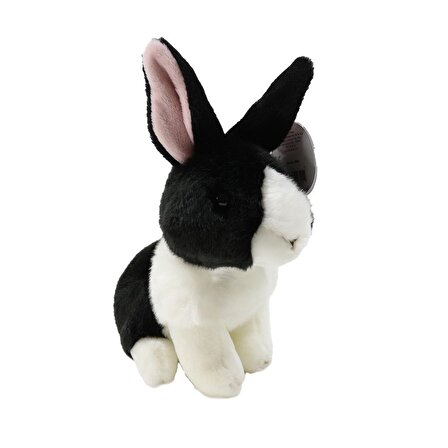 Siyah Tavşan Peluş Oyuncak 18 cm