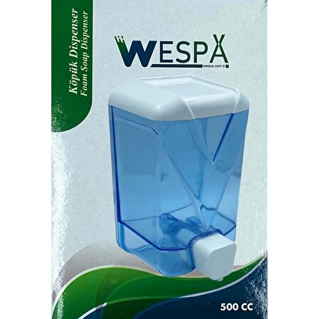 Wespa Plastik Şeffaf Köpük Sabun Dispenseri 500 ml.