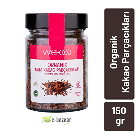 Wefood Ham Kakao Parçacıkları 150 gr (Kakao Nibs)